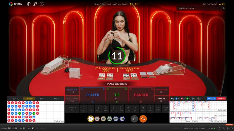 Trải nghiệm live casino được nâng cao rõ rệt